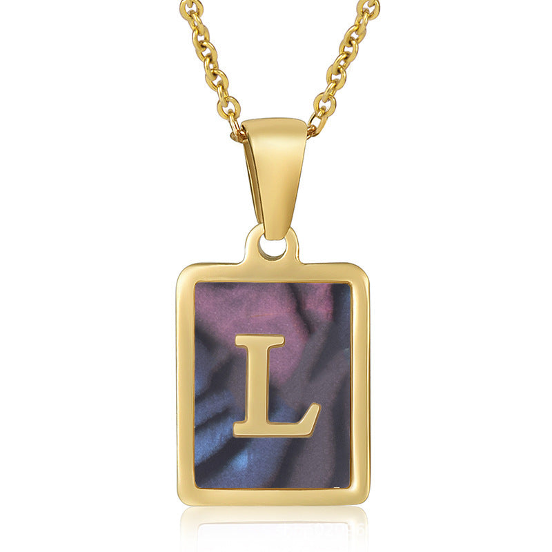 26 Letter Pendant Does Not Fade Ornament