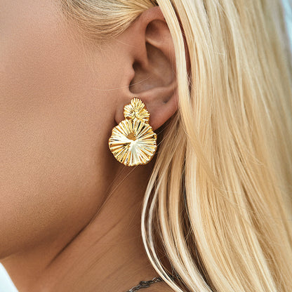 Female Retro Irregular Personality Design Earrings